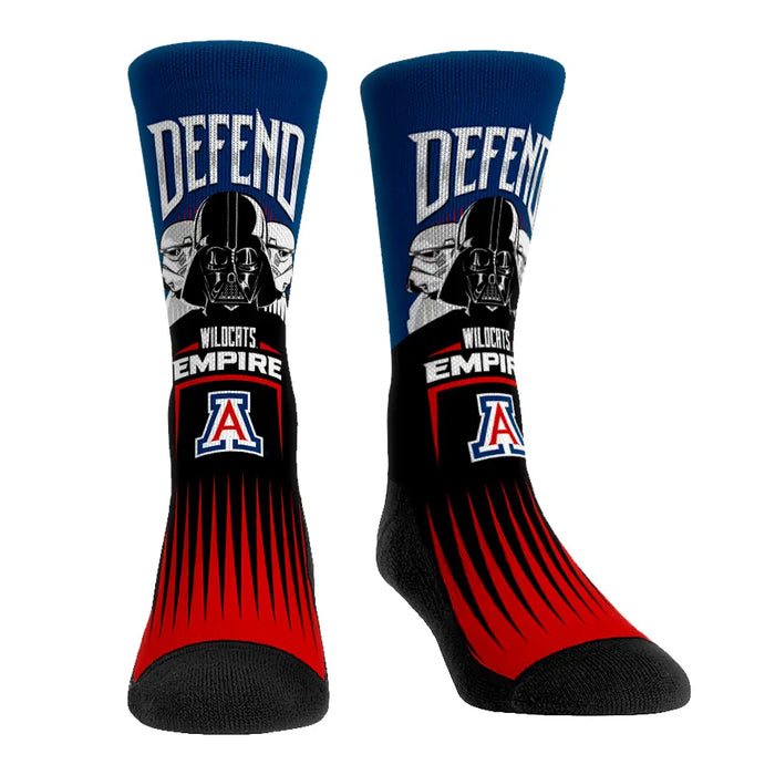 Arizona Wildcats - Star Wars - Defend The Empire by Rock 'Em Socks