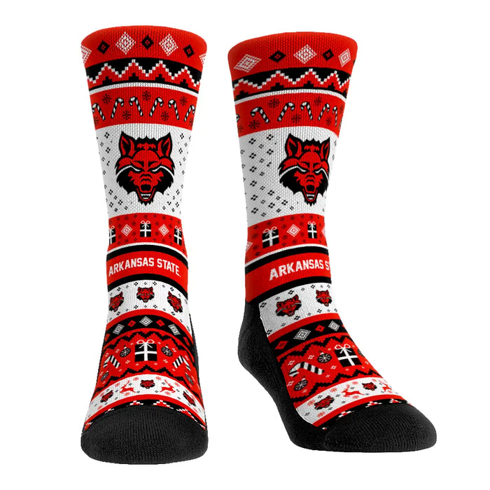 Arkansas State Red Wolves - Tacky Sweater by Rock 'Em Socks