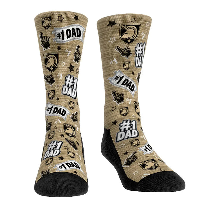 Army Black Knights - #1 Dad by Rock 'Em Socks