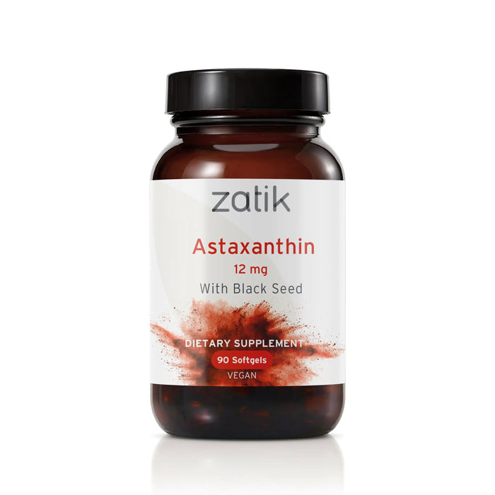 Astaxanthin 12mg with Black Seed by Zatik Naturals