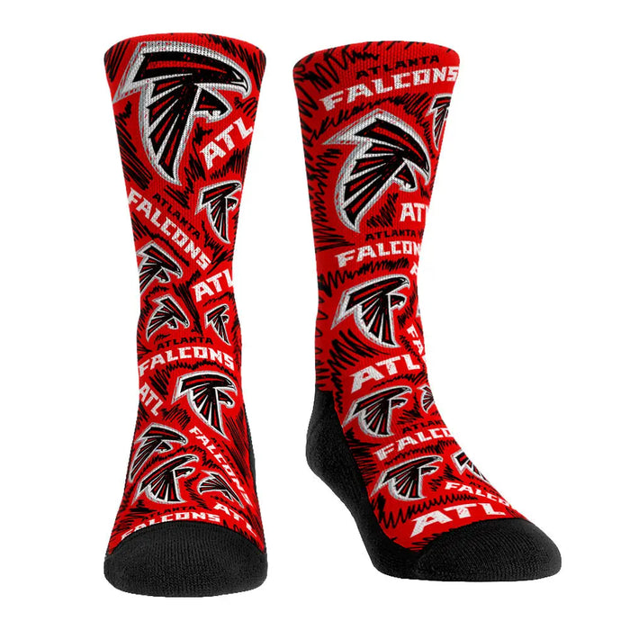 Atlanta Falcons - Logo Sketch by Rock 'Em Socks