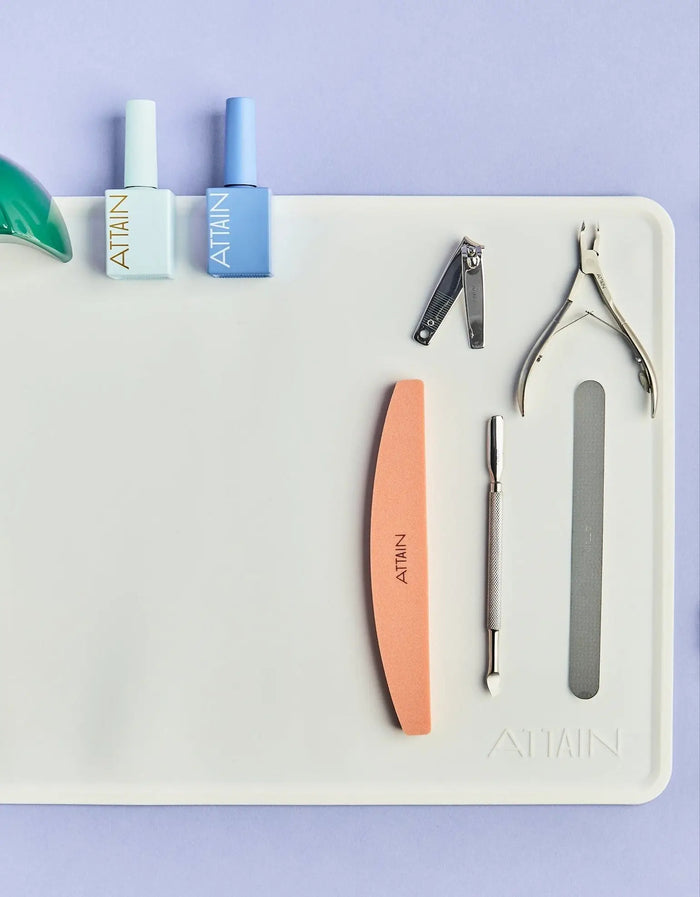 Attain Cosmetics Workspace Mat - White by Attain Cosmetics