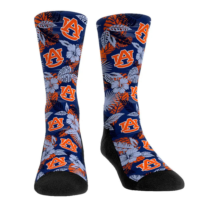 Auburn Tigers - Floral by Rock 'Em Socks