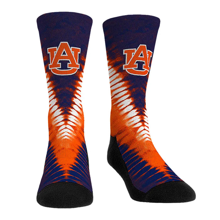 Auburn Tigers - V Shape Tie Dye by Rock 'Em Socks