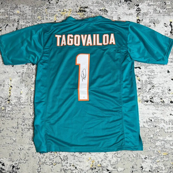 Autographed Tua Tagovailoa Miami Dolphins Jersey by Price Is Right Miami