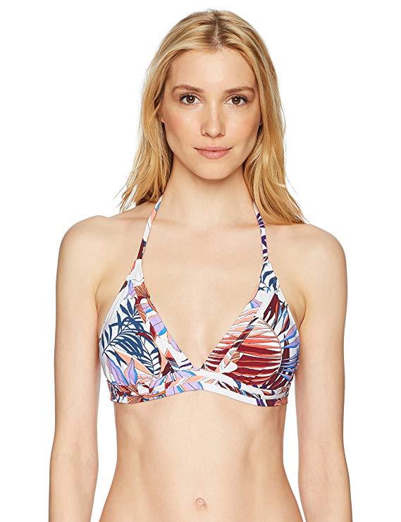 La Blanca Womens Triangle Halter Bra Bikini Swimsuit Top by Vanessa Jane