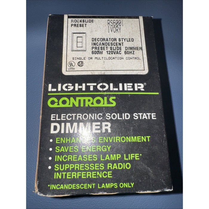 Lighter RS6001 Electronic Solid State Dimmer 600w Ivory by Price Is Right Miami