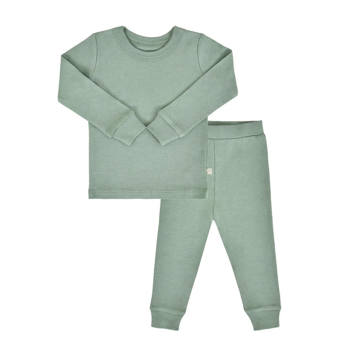 baby pajamas | Basil Green by Finn + Emma