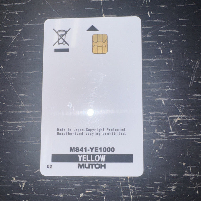 Mutoh MS41 Ink Smart Chip Card, Yellow by Price Is Right Miami