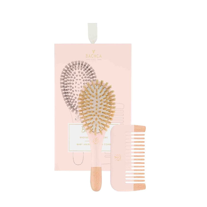 Bachca Baby Hair Kit 2Pc Set - Pink by Nava Beauty