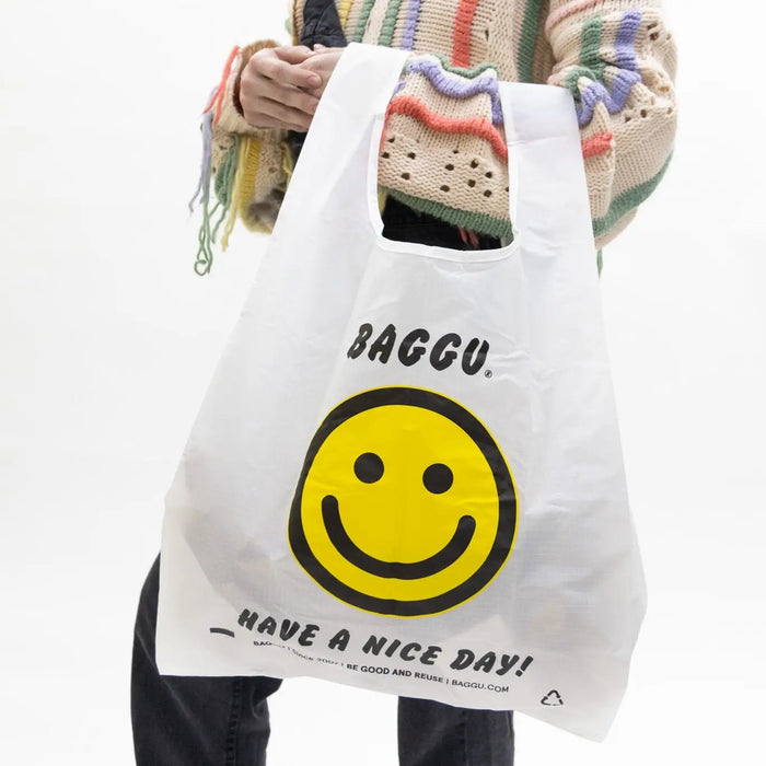 Baggu Standard Reusable Bag - Thank You Happy by Swell-O-Phonic