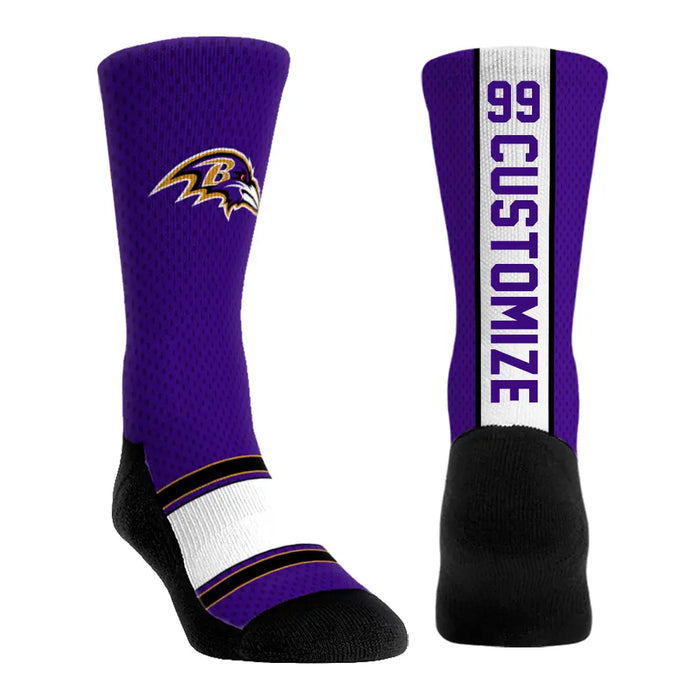 Baltimore Ravens - Custom Jersey by Rock 'Em Socks