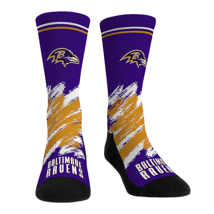 Baltimore Ravens - Throwback Paint by Rock 'Em Socks