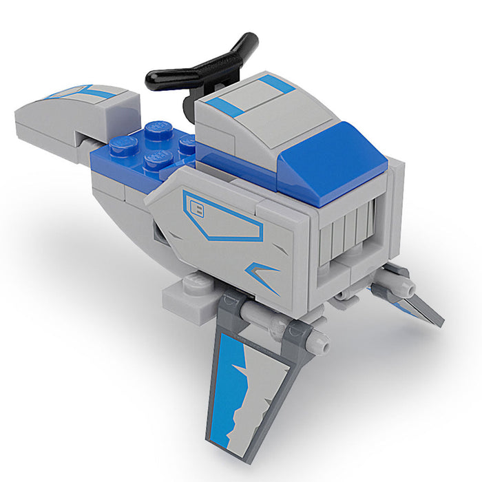Balutar-class Swoop Speeder Bike Custom Building Set made using LEGO parts by B3 Customs
