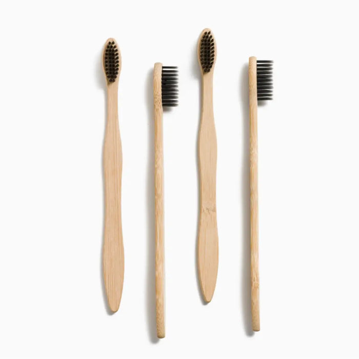 Bamboo Charcoal-Infused Toothbrushes: Sustainable Smiles, One Brush at a Time by Adiva Naturals