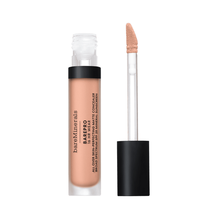 bareMinerals BAREPRO 16HR All Over Skin-Perfecting Matte Concealer Mineral SPF 25 by Nava Beauty