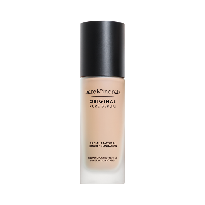 bareMinerals ORIGINAL Pure Serum Radiant Natural Liquid Foundation Mineral SPF 20 by Nava Beauty