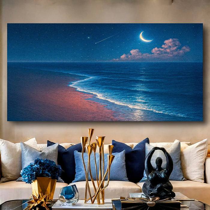 Beach Shoreline Coastal Wall Art V by Tailored Canvases