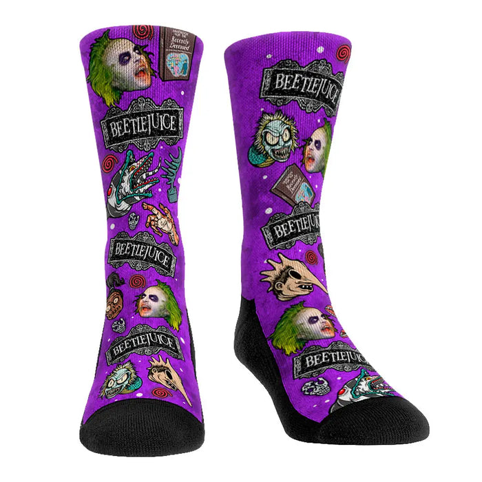 Beetlejuice - All-Over Print by Rock 'Em Socks