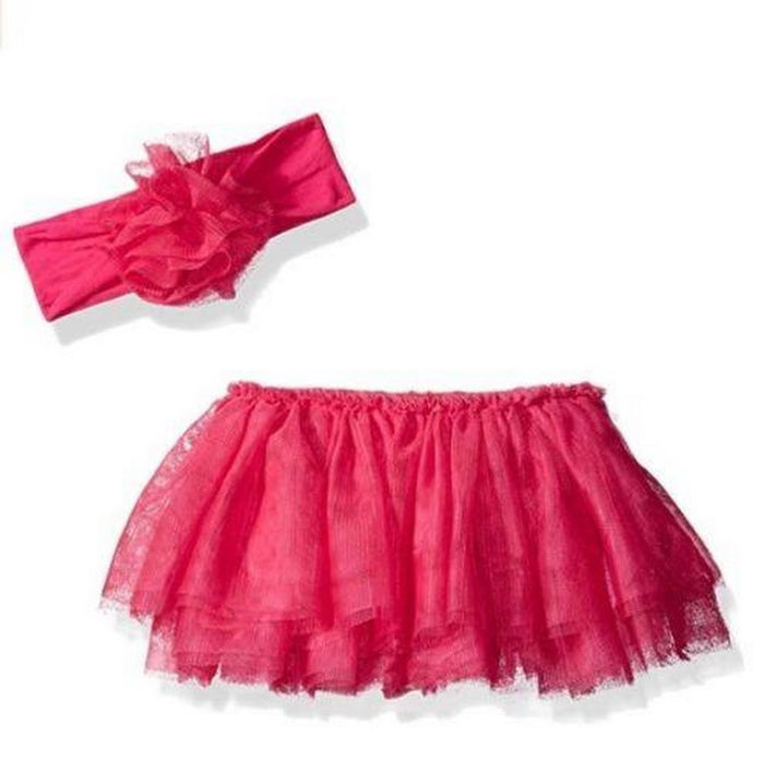 The Children's Place Baby Girl Tutu and Headband Set, Size 0-6 months Pink by Vanessa Jane