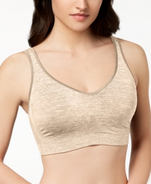 Bali Womens Comfort Revolution Shaping Wirefree Bra in Nude Heather, Size XL by Vanessa Jane