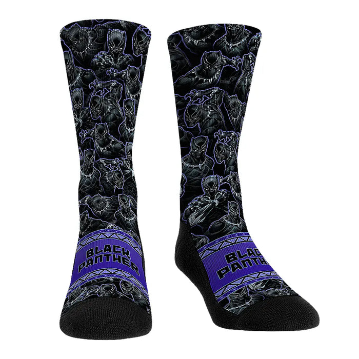Black Panther - Stacked Characters by Rock 'Em Socks