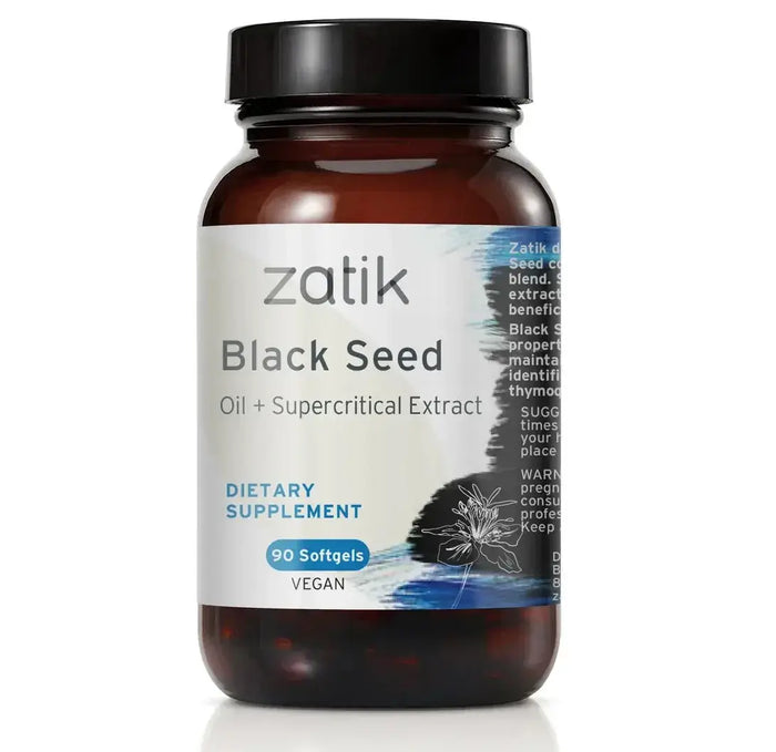 Black Seed Oil Vegan Softgels (90) by Zatik Naturals