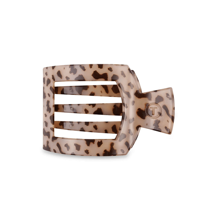 Blonde Tortoise Medium Flat Square Hair Clip by TELETIES