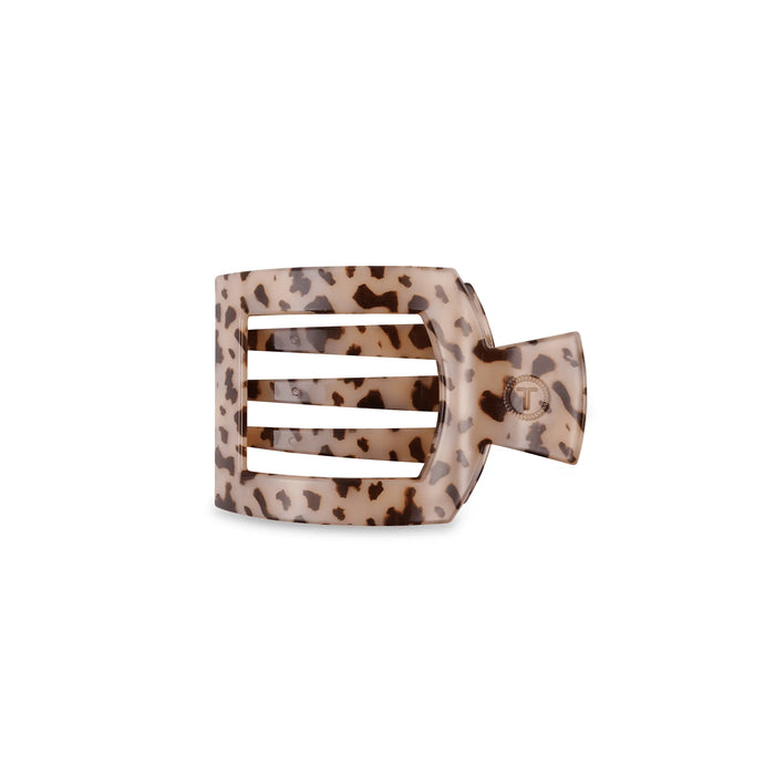 Blonde Tortoise Small Flat Square Hair Clip by TELETIES