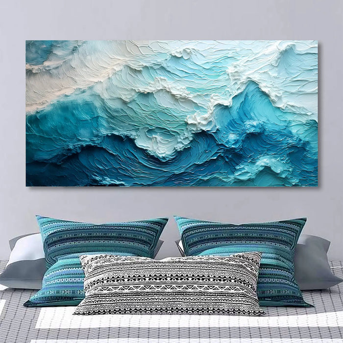 Blue Ocean Coastal Wall Art II by Tailored Canvases