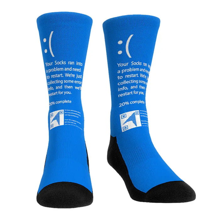 Blue Screen of Death by Rock 'Em Socks