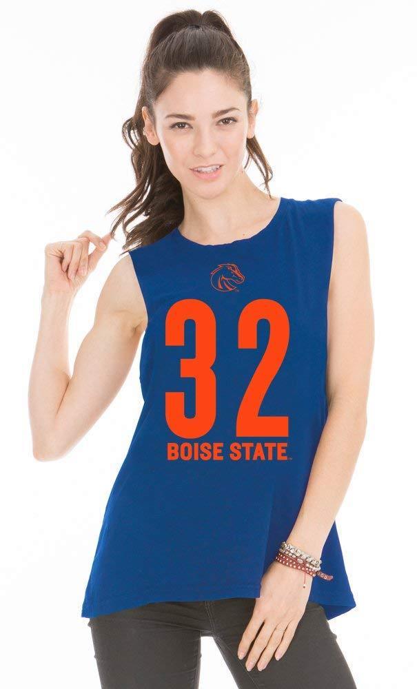 NCAA Boise State Broncos Womens Abby Muscle Tee, Size Large by Vanessa Jane