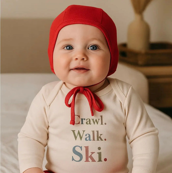 bonnet hat | scarlet red by Finn + Emma