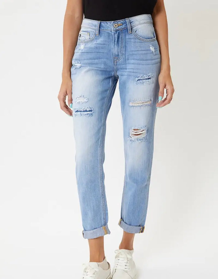Boyfriend Distressed Jean by Boutique 23