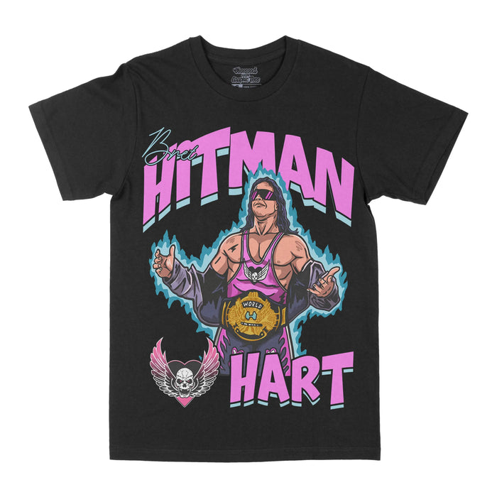 Bret "Hitman" Hart Graphic Tee by Obsessed with graphic tees