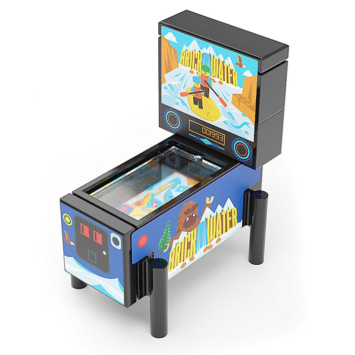 Brick Water Rafting - B3 Customs Pinball Arcade Machine Building Set by B3 Customs