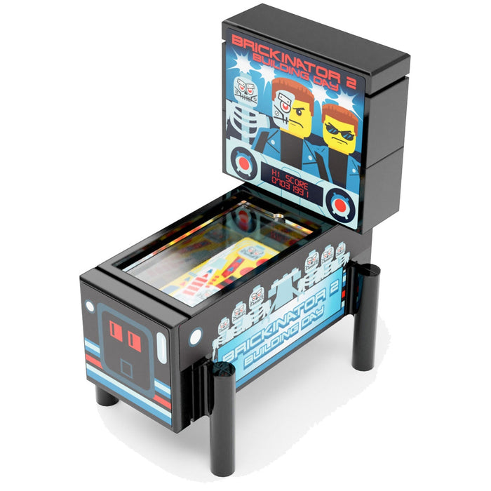 Brickinator 2: Building Day - B3 Customs Pinball Arcade Machine Building Set made using LEGO parts by B3 Customs