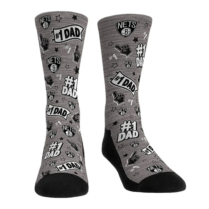 Brooklyn Nets - #1 Dad by Rock 'Em Socks