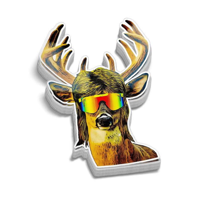 Buck Mullet Hard Hat Decal by Armed American Supply