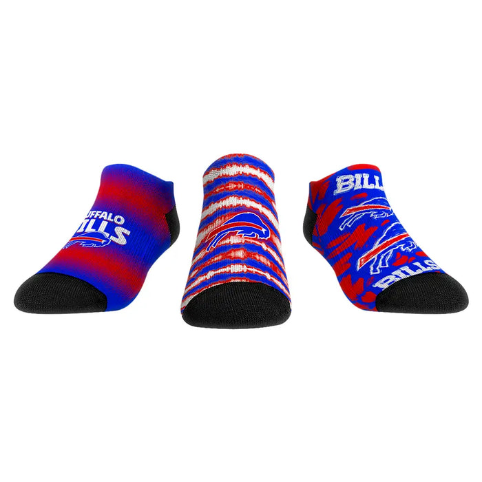 Buffalo Bills - Low Cut - Make Some Noise (3-Pack) by Rock 'Em Socks