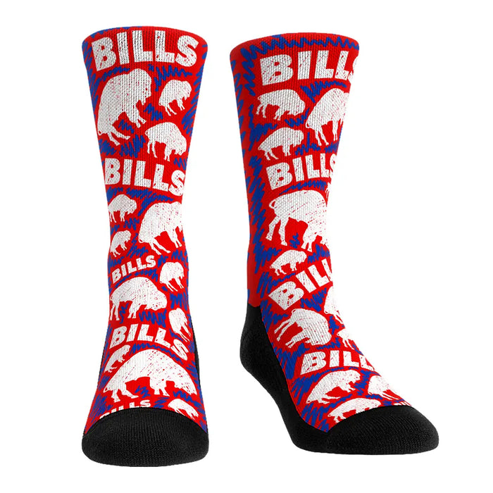 Buffalo Bills - Throwback Logo Sketch by Rock 'Em Socks