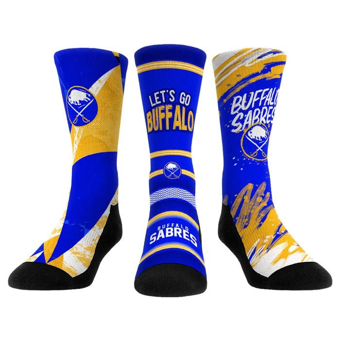 Buffalo Sabres - Power Play 3-Pack by Rock 'Em Socks