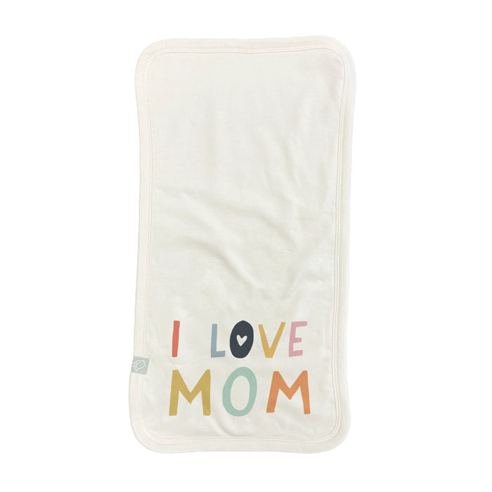 burp cloth | love mom by Finn + Emma