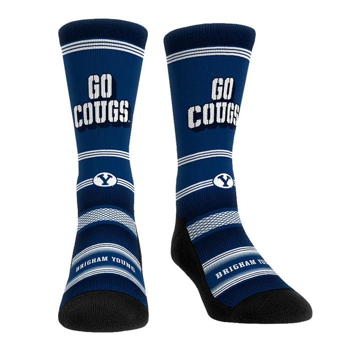 BYU Cougars - Team Slogan by Rock 'Em Socks