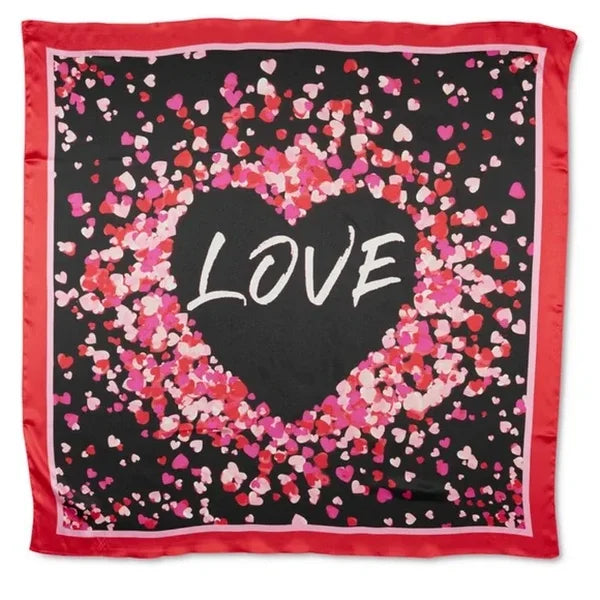 Giani Bernini Love Square Scarf by Vanessa Jane