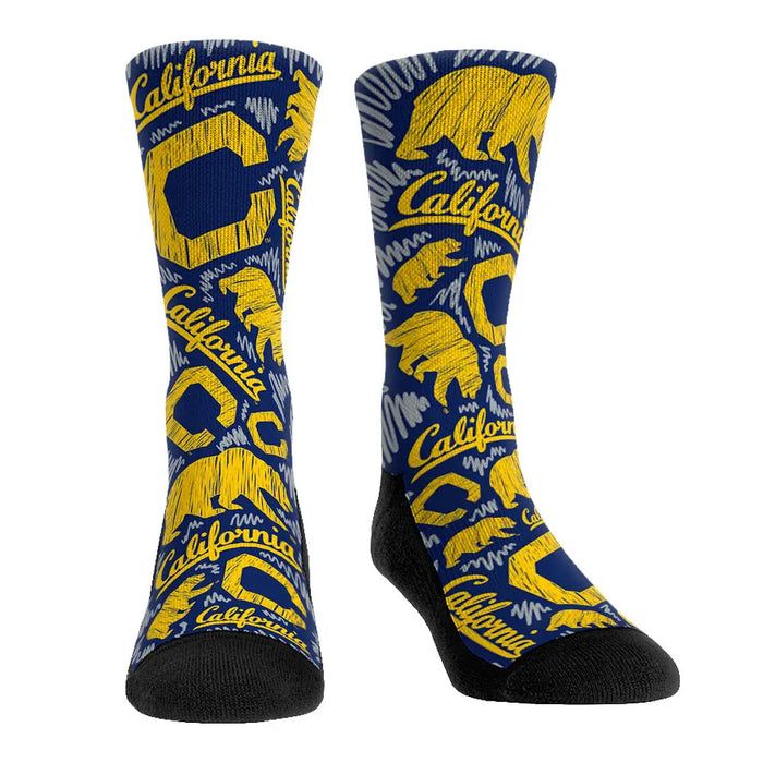 Cal Golden Bears - Logo Sketch by Rock 'Em Socks