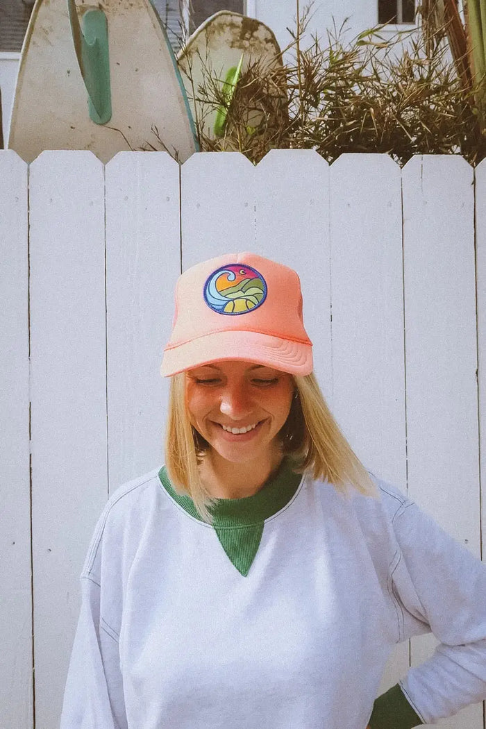 California Sunset Trucker Hat by Ace The Moon