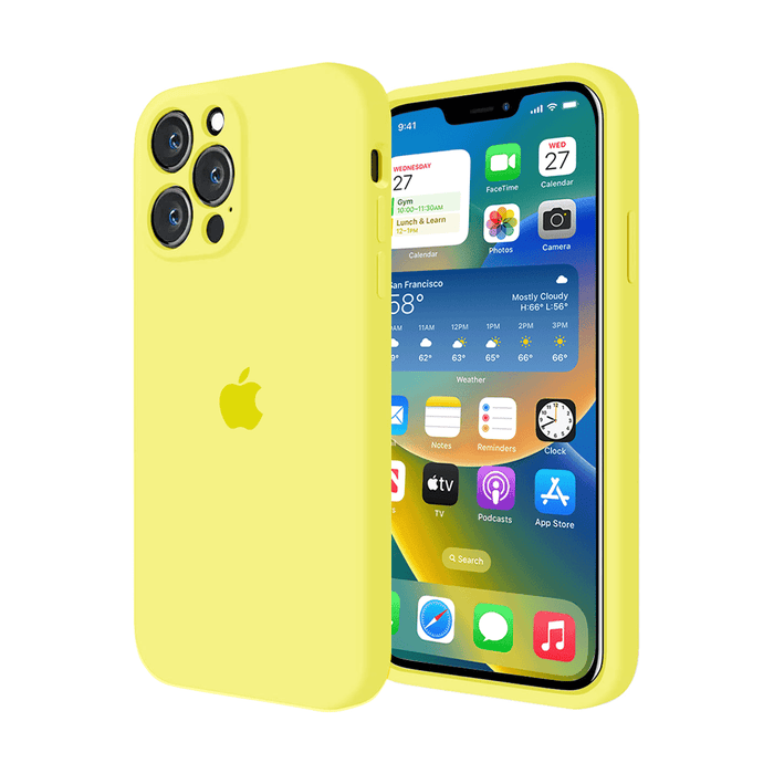 iPhone Camera Protection Silicone Case (Flash Yellow) by Vogueen