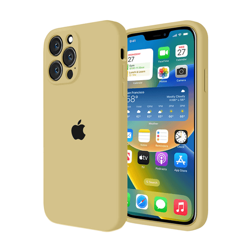 iPhone Camera Protection Silicone Case (Golden) by Vogueen