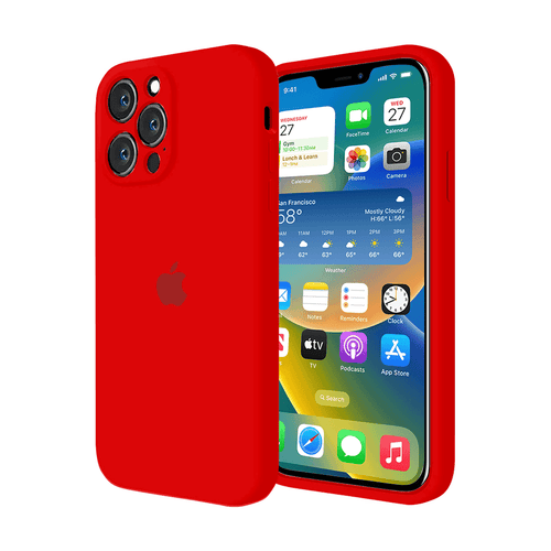 iPhone Camera Protection Silicone Case (Red) by Vogueen